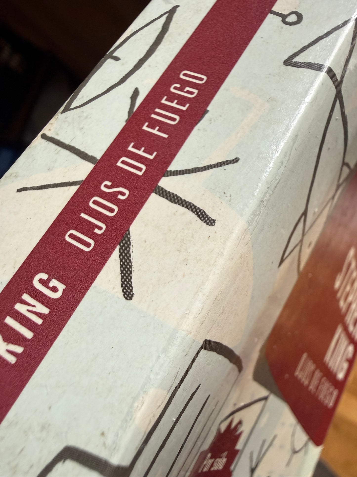 Ojos de fuego — Stephen King · Edición Plaza & Janés