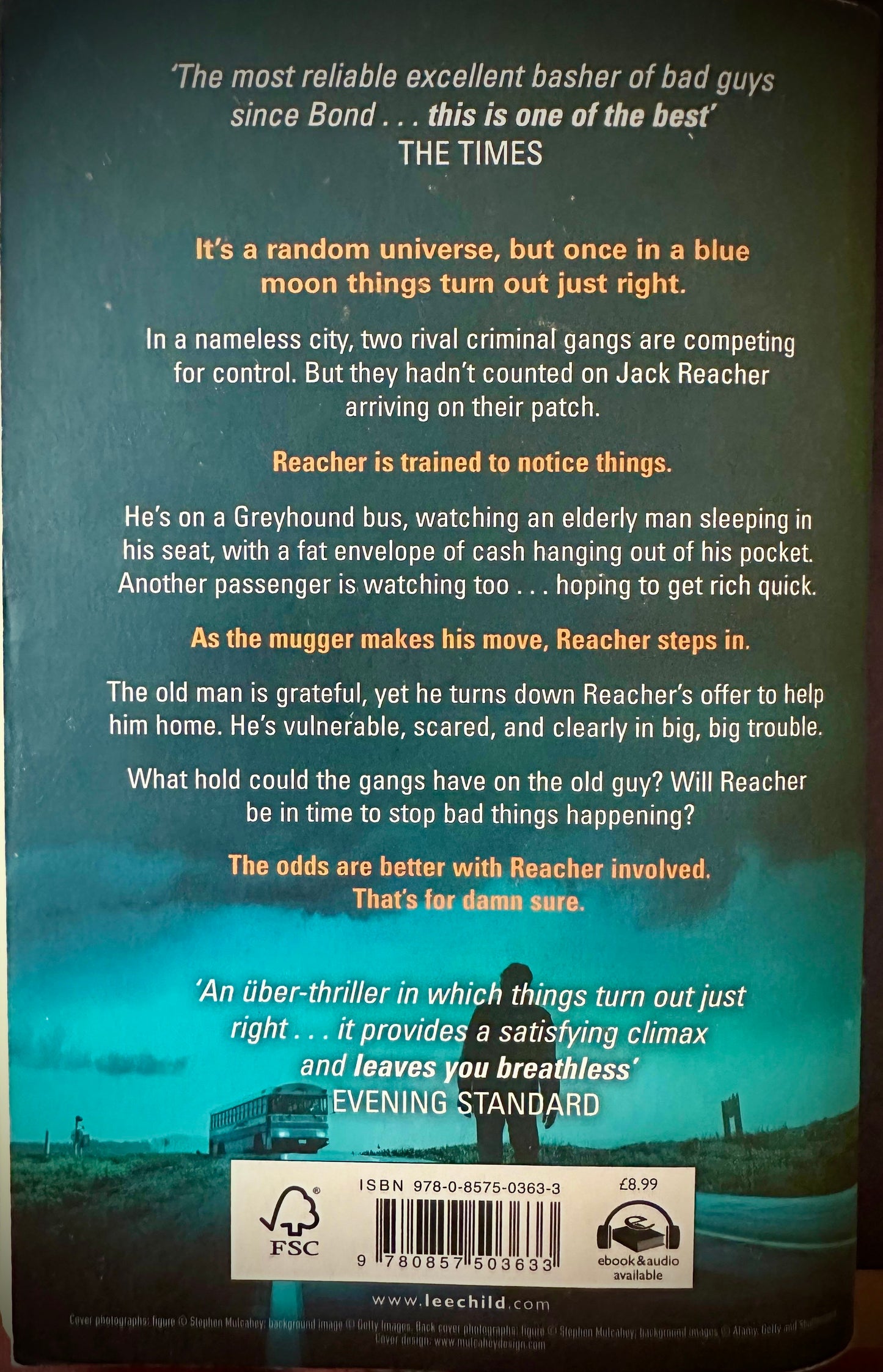 Blue Moon, Lee Child