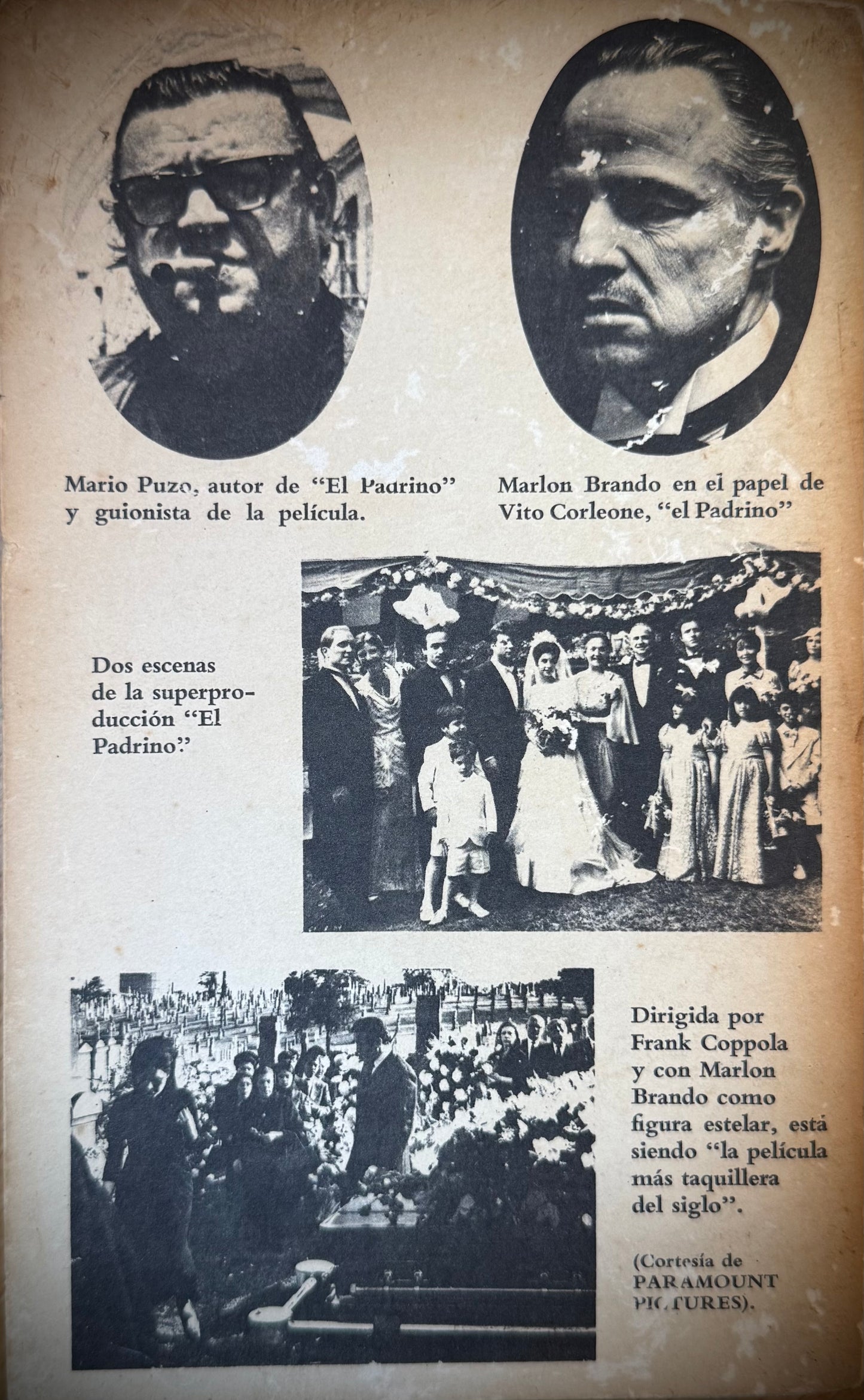 El Padrino - Mario Puzo · Edición Vintage 1972